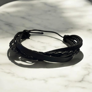 Sliver Plain Black Rope